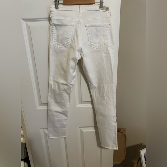 AG Stevie Ankle style white jeans perfect for spring & summer - Picture 2 of 4